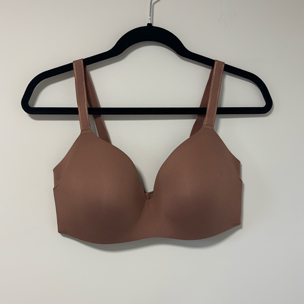 Knix Wing Woman bra in mocha